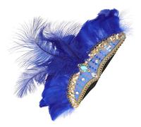 Fascia per Chioma Piume Stile Flapper Anni 1920, Stagione di Halloween | Design Gotico Colorato, per Donne e Partygoers, Uso Versatile, Adatta a Cosplay e Travestimenti