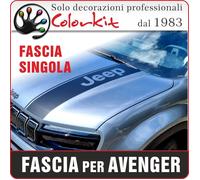 Fascia per cofano Jeep Avenger -single stripe for Avenger- By Colorkit-001714