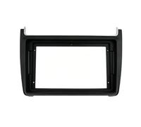 Fascia Per Cruscotto Autoradio 9" 2 Din Per VW Per Polo 2009+ | Bordino Montaggio Pannello Stereo Supporto Consolle Centrale Mascherina Autoradio(Matte black)
