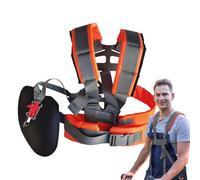 Fascia Per Decespugliatore | Fascia Spalla Zaino Per Decespugliatore - Cintura Traspirante Confortevole per Rasaerba da Giardino Taglio Siepi