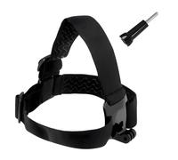 Fascia per fotocamere d'azione GoPro, DJI Osmo, Insta360 e altre per un attacco comodo e stabile - nera