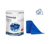 Fascia per Ghiaccio Autoadesiva Istantanea, Bendaggio Coesivo Elastico per Compressione e Supporto Sportivo, Primo Soccorso per Dolori Muscolari, Distorsioni di Ginocchio, Autoadesivo e Flessibile