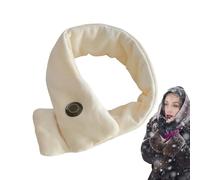 Fascia per il collo riscaldata, Scaldacollo - Scaldacollo con sciarpa riscaldante USB, Scaldacollo elettrico riscaldato portatile con 3 livelli di calore regolabili per la stagione fredda