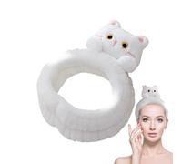 Fascia per il lavaggio del viso, fasce per la cura della pelle | Fascia per il trucco per il lavaggio del viso Fascia per capelli carina per spa | Fasce per capelli in peluche con fascia morbida per l