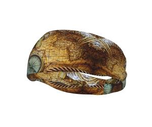 Fascia per il sudore con stampa di bussola e vecchia mappa del mondo, per uomini e donne, traspirante, antiscivolo, durevole e di lunga durata