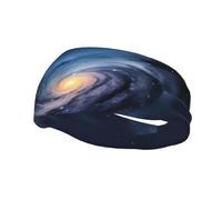 Fascia per il sudore con stampa Galaxy della Via Lattea dell'universo Fascia per il sudore sportiva unisex per adulti Fasce sportive versatili Fascia traspirante per l'umidità