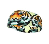 Fascia per il sudore decorativa alla moda sportiva YYHWHJDE Little Fat Tiger Head Pattern Fasce per uomini e donne