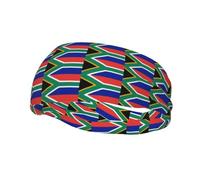 Fascia per il sudore decorativa sportiva alla moda FUUNTL bandiera del Sud Africa Fasce per uomini e donne