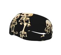 Fascia per il sudore decorativa sportiva alla moda YYHWHJDE carino cartone animato ossa modello fasce per uomini e donne