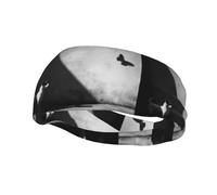 Fascia per il sudore decorativa sportiva alla moda YYHWHJDE Puppy e farfalla ombra Pattern Fasce per uomini e donne