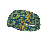 Fascia per il sudore decorativa sportiva alla moda YYHWHJDE Yin Yang Totem Pattern Fasce per uomini e donne