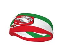 Fascia per il sudore sportiva con bandiera del Nord Reno-Westfalia, unisex, elastica, traspirante e traspirante