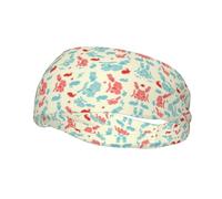 Fascia per il sudore sportiva con stampa di coniglio mago, per uomini e donne, traspirante, antiscivolo, durevole e di lunga durata