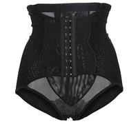 Fascia per il ventre postnatale, vita alta Post-partum traspirante in vita allenatore addome stringendo mutandine intimo modellante per il corpo(M-Nero)