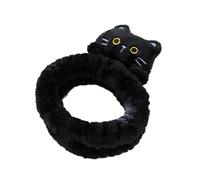 Fascia per la pulizia del viso - Fascia gatto carina in peluche | Fascia antiscivolo per trucco e cura della pelle, design con orecchie di gatto, ideale per il viso e il lavaggio spa