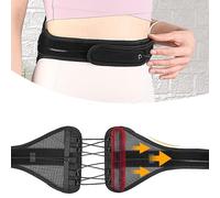 Fascia per la sudorazione, fascia per la vita, nera, professionale, supporto