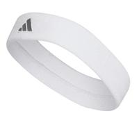 Fascia per la testa Adidas Tennis Headband - white/iron metallic - Bianco (OSFY)