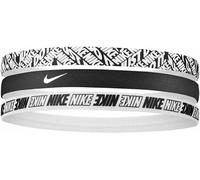 Fascia per la testa Nike Printed Hairbands 3PK - Nero