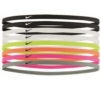 Fascia per la testa Nike Skinny 8 Pack nero bianco multicolor fluo