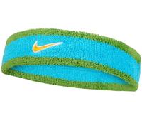 Fascia per la testa Nike Swoosh Headband - baltic blue/chlorophyll/university gold - Multicolore