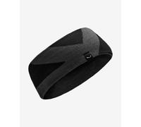 Fascia per la testa Salewa Pure Merino nero grafite grigio