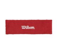 Wilson Terry Logo Fascia Per Capelli, Con Tecnologia Traspirante, Resistente Al Sudore, Realizzata In Tessuto Ad Asciugatura Rapida, Colore: Infrarosso, Taglia: Unica