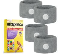 Fascia per mal di movimento/agopressione nausea braccialetto per nausea, braccialetti per mal di mare per sollievo naturale di nausea mattutina, vertigini, ansia, cinetosi (auto, mare, mal di viaggio)