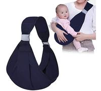 Fascia per neonati traspirante,Fascia Neonato,Fascia Porta Bebe,Wrap Baby Carrier,Marsupi per allattamento,Fascia Koala Babycare (cotone, blu navy)