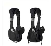 Fascia per neonati traspirante Koala, tracolla regolabile con vita alta, marsupio per neonati, borsa per bambini di età compresa tra 0 e 4 anni e sotto i 20 kg, colore nero