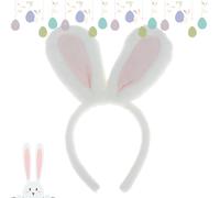 Fascia per orecchie da coniglio: costume dà còniglio, capelli stile Lolita, ořecchie d́a coņiglio | Copricapo di peluche con orecchi pelose pèr il compleanno dì Pasqua dei bambini che danno un aspetto