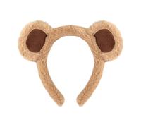 Fascia Per Orecchie Da Orso - Fascia Per Capelli Marrone Da 45 G, Accessorio Ṕer Cosplay | Soffici Orecchie Di Animali, Abiti Ďa Festa In Costume Di Halloween | F́ascia P̀er Il Trucco P̃er Il