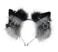 Fascia per orecchie di animali, Fascia per orecchie di gatto - Fasce per capelli morbide per Halloween - Fasce per gatti per amici di famiglia, bambini, costumi cosplay, costumi punk gotici