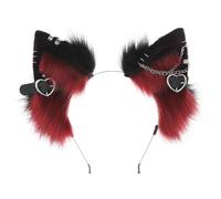Fascia per orecchie di animali, Fascia per orecchie di gatto | Fasce per capelli morbide per Halloween | Fasce per gatti per amici di famiglia, bambini, costumi cosplay, costumi punk gotici