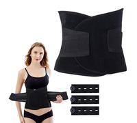 Fascia Per Pancia Da 1 Pezzo E Fibbie Di Estensione Regolabili In 3 Pezzi, Fascia Per Pancia Traspirante, Fascia Per Pancia Elastica, Cintura Postpartum Da Donna