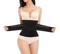 Fascia per pancia postpartum,Raccoglitore addominale Sezione C,Legante addominale Post Chirurgia Cintura,Tummy Tuck Compressione Wrap Waist Trainer Nero