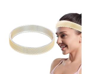 Fascia per parrucca in silicone - Antisudore e antiscivolo | Cuffia per parrucca regolabile trasparente | Comoda fascia per parrucche | Per donne, uomini e donne, tiene saldamente la parrucce