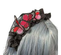 Fascia Per Pattern Farfalla Multiuso Multiuso Capelli Teronico Del Temperamento Per Le Donne E I Giovani Accessori Capelli Ragazze