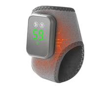 Fascia Per Piedi Riscaldata - Massaggiatore Per Polpacci E Caviglie Da 8,66 Pollici | Terapia Del Calore Con Vibrazioni - Struttura In Tessuto Con Timer LCD Di Potenza 1200mAh Cinque Livelli Che