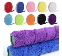 Fascia per racchette, 10 m, per una migliore maneggevolezza nello sport, colore: rosso