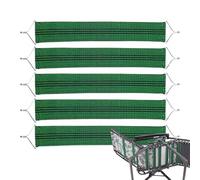 Fascia Per Sedia Da Esterno Set da 5 Pezzi in Elastico Antiscivolo