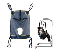 Fascia per Sollevamento Pazienti con Gambe Separate, Imbracatura per Trasferimento Corpo Intero per Igiene e Deambulazione, Cintura di Supporto per Anziani e Assistenza Domiciliare, Capacità 230kg