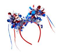 Fascia per stelle per l ' indipendenza, Red white and blue, D | Comodi accessori per capelli in plastica per adulti, bambini eventi familiari Accessorio leggero per tutte le