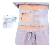 Fascia per Stomia per Uomini e Donne, Cintura per Colostomia Fascia Ernia Ombelicale, Design per Stomia a Forma di U, per La Cura Postoperatoria di Colostomia e Sacca per Uretrostomia(XL)