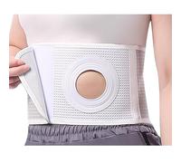 Fascia per Stomia per Uomo e Donna, Cintura per Colostomia, Fascia Post-chirurgica per Ernia Addominale, per Supporto per Sacca per Colostomia e Ileostomia - Assistenza Postoperatoria(XXL)