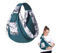 Fascia Porta Bebe, Porta Bambino da 4-38 Mesi, Fascia Neonato Ergonomico, Traspirante Baby Carrier Facile da Indossare, Una Facile Regolazione, Verde