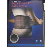 FASCIA POSTURALE SCHIENA ELASTICA SBK 616 CON SOSTEGNI BUSTO RENI TUTORE SUPPORT