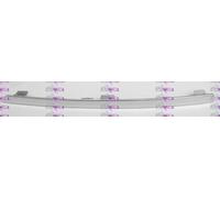 FASCIA PROFILO BARRA MODANATURA SPOILER ANTERIORE DX CROMATA AUDI Q7 2009-2015