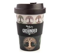 Fascia protettiva in silicone Eco-to-Go Tazza da viaggio in bambù ecologica da 4