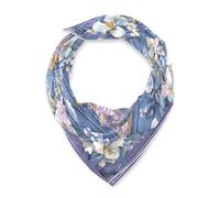 Fascia quadrata di seta moda per le donne per le vacanze 35 '' Viola Vintage Flower Rabbit bufanda para mujer, Viola Vintage Fiore Coniglio, 35.4 x 35.4 Inch