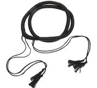 Fascia Regolabile Araba in PU Nero per Uomo, Accessorio Pratico per Fissare Sciarpe Arabe e Shemagh, per Abbigliamento Tradizionale Uomo